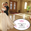Personalized Crown Wedding Dance Floor Decal (More Colors)
