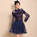 TS Organza Knitted Sweater Blouse