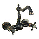 Antique zwei Griffe Centerset ORB Fertig Kictchen Wasserhahn