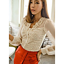 As mulheres atam Camisa chiffon