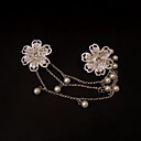 Elegant Alloy With Pearl Women's Headpiece
