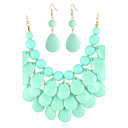 Gorgeous Alloy With Acrylic Women's Jewelry Set Including Necklace,Earrings