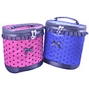 Twinset Lace Portable Cosmetic Stereotyped Case 21*14*21cm 20*14*19cm
