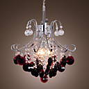 60W E27 Lustre Vin rouge Caractéristique Crystal Ball
