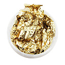 12PCS Golden e Silver Leaf Nail Art Decorazioni