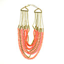 Gorgeous Alloy With Acrylic / Natural Stone Women's Necklaces