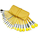 23Pcs Special Yellow Beautiful Makeup Brush Set