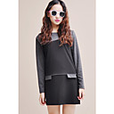 Colorblock mulheres de vestido de Jersey