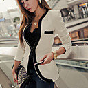 Women's Slim Blazer with Piping Detail