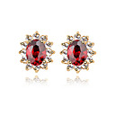 Charming 18K Gold Plated CZ Cubic Zirconia Earring(More Colors)