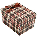 Classic Plaid Gift Box With Ribbon Bow