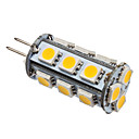 G4 2.5W 18x5050 SMD 180-200LM 2800-3200K Warmes Weißes Licht LED Lampe (12V)