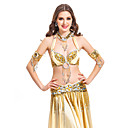 5-piece Dancewear Polyester With Beading Performance Belly Dance Outfits For Ladies More Colors