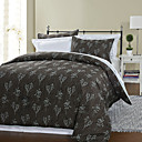 3PCS Caldera Flower Jacquard Duvet Cover Set