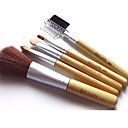 5 piezas nuevas mini kit de arranque pincel de maquillaje con estuche gratis