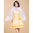 Excellent Organza Bell Long Sleeve Wedding/Evening Jacket