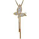 Women's Diamond Butterfly Necklace