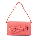 Moda Couro patente com bowknot a tiracolo / Evening Bolsas