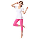 Mode Coton Vêtements Yoga Tenues Dance Top and Bottom Pour Femmes