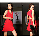 Women's Pleated Open Back Dress