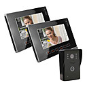 9 "Door Phone couleur vidéo avec enregistrement SD Picture Card, la prise de photos (1 à 2 Caméra Moniteur)