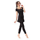 Cotton Yoga Vêtements Tenues Dance Top and Bottom Pour Femmes