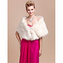Gorgeous Faux Fur Wedding / Special Occasion Shawl / Wrap With Rhinestone (More Colors)