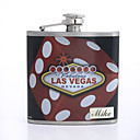 Gepersonaliseerde Dice Design 6-oz Flask
