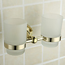 Ti-PVD Wall Mount Double Tumbler Holder(1018-J-80-5)