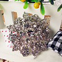 Femmes Argent Flocon de neige Broche