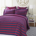 3PCS Zarate Stripe Mattelasse Woven Twin/Queen/King Duvet Cover Set