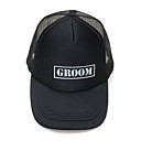 Black Sports Hat For Groom