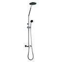 Chrome Centerset Robinet mural contemporain de style en laiton de douche