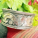Vrouwen Dragon Patroon Gesneden zilveren armband