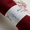 Personalized Paper Napkin Ring - Beach Theme (Set of 50)