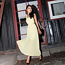 Women's Chiffon Backless Maxi Dress