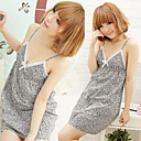 Donna Back-bianco Leopard Chemise (Fit S-L)
