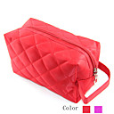 Diseño Forma Diamante Maquillaje / Cosméticos Bolso rojo y púrpura (colores surtidos)