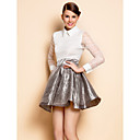 TS kantwerk met lange mouwen Skater Dress