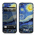 Codice Da ™ Pelle per iPhone 4/4S: "Notte stellata" di Vincent van Gogh (Masterpieces Series)