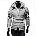 Men's Solid Color Scrub Thin Hoodie Coat