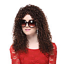 Capless High Quality Synthetic Brown Long Screw Curly Hair Wigs