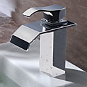 Water Fall Hedendaagse RVS badkamer wastafel kraan (verchroomd)