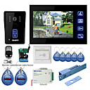 7" Touch Panel Video Door Phone System with Electric Bolt Lock + RFID keyfobs