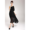 Women's Chiffon Pleated Maxi Dress