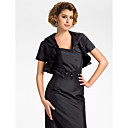 Short Sleeve Taffeta Evening/Wedding Wrap/Jacket (More Colors)