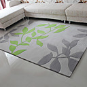 6.5' Leaves Pattern Acrylic Bonded Rug