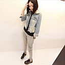 Vrouwen Ripped Denim Jacket
