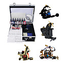 4 Guns kit de tatouage avec Mini Power et 7 couleurs d'encre + Case
