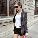 Vrouwen schoudervrije Padding Pocket Blazer